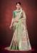 Picture of Alluring Silk Dark Sea Green Saree