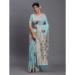 Picture of Pleasing Cotton & Linen Cadet Blue Saree