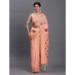 Picture of Fine Cotton & Linen Burly Wood Saree