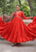 Picture of Appealing Rayon Tomato Readymade Gown