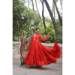 Picture of Appealing Rayon Tomato Readymade Gown