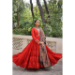 Picture of Appealing Rayon Tomato Readymade Gown