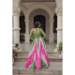 Picture of Exquisite Georgette Hot Pink Readymade Gown