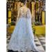 Picture of Satin & Silk & Organza Light Steel Blue Readymade Lehenga Choli