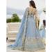 Picture of Satin & Silk & Organza Light Steel Blue Readymade Lehenga Choli