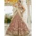 Picture of Satin & Silk & Organza Beige Readymade Lehenga Choli