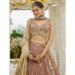 Picture of Satin & Silk & Organza Beige Readymade Lehenga Choli
