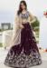 Picture of Satin & Silk & Organza Maroon Readymade Lehenga Choli