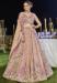 Picture of Satin & Silk & Organza Rosy Brown Readymade Lehenga Choli