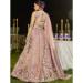 Picture of Satin & Silk & Organza Rosy Brown Readymade Lehenga Choli
