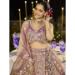 Picture of Satin & Silk & Organza Rosy Brown Readymade Lehenga Choli