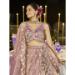 Picture of Satin & Silk & Organza Rosy Brown Readymade Lehenga Choli