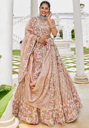 Picture of Taking Satin & Silk Pink Readymade Lehenga Choli