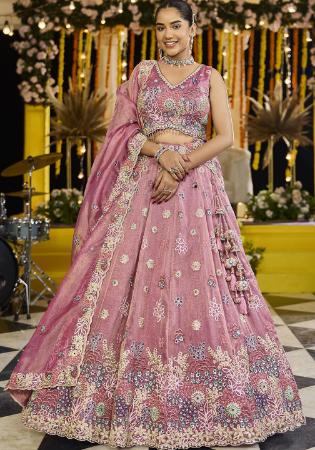 Picture of Satin & Silk Thistle Readymade Lehenga Choli