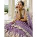 Picture of Amazing Satin & Silk Plum Readymade Lehenga Choli