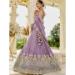 Picture of Amazing Satin & Silk Plum Readymade Lehenga Choli