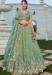 Picture of Satin & Silk Dark Sea Green Readymade Lehenga Choli