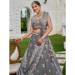 Picture of Satin & Silk Slate Grey Readymade Lehenga Choli