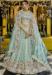Picture of Satin & Silk Cadet Blue Readymade Lehenga Choli
