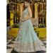 Picture of Satin & Silk Cadet Blue Readymade Lehenga Choli