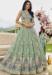 Picture of Satin & Silk Dark Sea Green Readymade Lehenga Choli