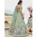 Picture of Satin & Silk Dark Sea Green Readymade Lehenga Choli