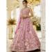 Picture of Satin & Silk Pale Violet Red Readymade Lehenga Choli