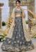 Picture of Satin & Silk Dark Slate Grey Readymade Lehenga Choli