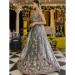 Picture of Satin & Silk Dark Sea Green Readymade Lehenga Choli
