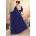 Picture of Amazing Georgette Midnight Blue Saree