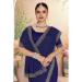 Picture of Amazing Georgette Midnight Blue Saree