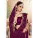 Picture of Fine Georgette Saddle Brown Saree