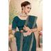 Picture of Ravishing Georgette Teal Saree