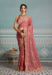Picture of Appealing Georgette & Silk Pink Saree