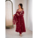 Picture of Enticing Georgette Maroon Readymade Salwar Kameez
