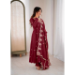 Picture of Enticing Georgette Maroon Readymade Salwar Kameez