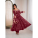 Picture of Enticing Georgette Maroon Readymade Salwar Kameez