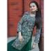Picture of Georgette & Silk Dark Green Readymade Salwar Kameez