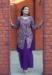 Picture of Georgette & Silk Midnight Blue Readymade Salwar Kameez