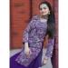 Picture of Georgette & Silk Midnight Blue Readymade Salwar Kameez