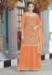 Picture of Wonderful Georgette Coral Straight Cut Salwar Kameez