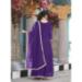 Picture of Fine Georgette Purple Straight Cut Salwar Kameez
