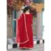 Picture of Amazing Georgette Crimson Straight Cut Salwar Kameez