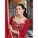 Picture of Amazing Georgette Crimson Straight Cut Salwar Kameez