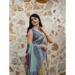 Picture of Superb Cotton Slate Grey Saree