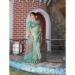 Picture of Excellent Cotton Sea Green Saree