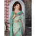 Picture of Excellent Cotton Sea Green Saree