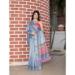 Picture of Enticing Cotton Steel Blue Saree