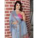 Picture of Enticing Cotton Steel Blue Saree
