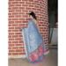 Picture of Enticing Cotton Steel Blue Saree